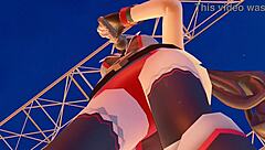 Blabla Enjoys Fun With Her Favorite Fan In Game.