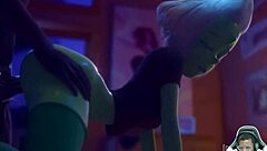 Big Breast Tina in 69 with Bald Pussy Widowmaker and Thicc Ass Peridot