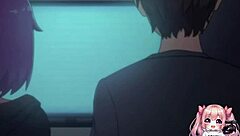 anime boyfriend comes over to suck and fuck