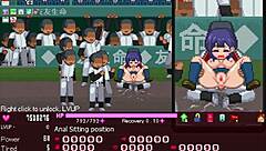 Manager bangs all in Okeyutei hentai game scenes.