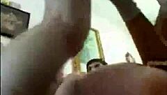 Grandmother seduces and has sex with young men in a hot gang bang