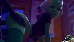 Big Breast Tina in 69 with Bald Pussy Widowmaker and Thicc Ass Peridot