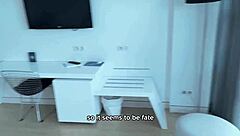 Sudden hotel room bang with big ass babe