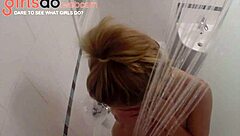 Amazing Blonde Showers With Huge Boobs