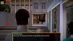 my new family redhead with small tits in erotic game!