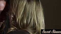 Narrative Pretty stepsister gets creamed after intense doggystyle banging. The taboo storyline unfolds.