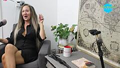 Real sex adventure with a porn actress in an untamed interview
