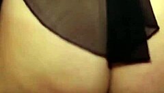 Argentine prostitute rides big cock, feeling intense orgasm with squirting in lingerie