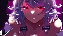 My Lustful Maid Sakuya Rides Hard for a Creamy Finish