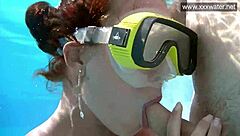 minnie manga underwater scene in the shower