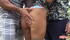 Mila Jeune Milf Tries Two Men!