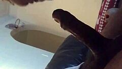 Pretty Ebony Gags On Thickdickbandit's Cock