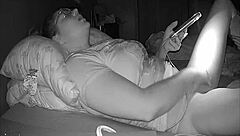 Hidden cam catches busty girlfriend's kinky masturbation session