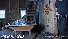 Bound Woman Undergoes Intense BDSM Training With Rough Blowjob And Missionary Sex