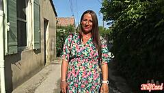 Mila Jeune Milf Tries Two Men!