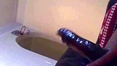 Pretty Ebony Gags On Thickdickbandit's Cock