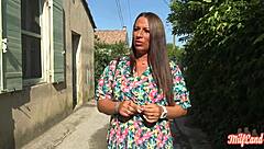 Mila Jeune Milf Tries Two Men!