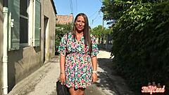 Young French MILF, Mila, wants to have a threesome with amateurs