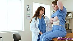 Riley Nixon and Chloe Surreal's Playful Medical Encounter with Sensual Acts