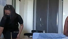 Detailed gay massage with intense cumshot ending