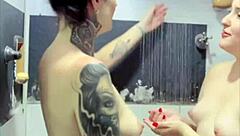 My Friend Called Me to Bathe Her We Fucked Deliciously Lesbians