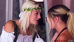 A witch with sex magic seduces me and performs a hot lesbian scene