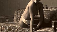 A very rare vintage threesome with an interracial theme