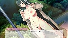 bound babe plays erotic game with toys in hentai bondage session