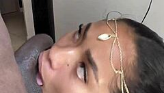 Cute 18yo girl sucks big black cock so well! 😍