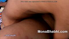 indian couple fucks in bedroom, impregnating sexy bhabhi's pussy