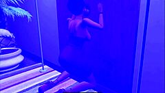 secret encounter with neighbor in hentai while husband sleeps