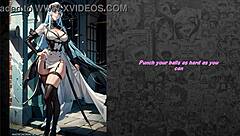 Femdom and sissification in anime-style game for BDSM fans