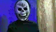 Skull man fucking deliciously in gay scene