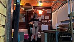 Delivery guy gropes naked tits publicly