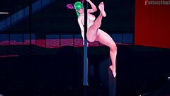 Morrigan Table Dance Full Halloween Special On Sheer Fantasyking3