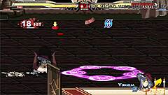 Jessica battles Warugiria in paid hentai character sex scene