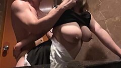 My Boss's Friend Fucks Me in Bathroom!