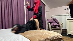 Raw Unfaithful Nun Begs for Dick on Halloween