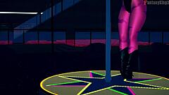 Morrigan Table Dance Full Halloween Special On Sheer Fantasyking3