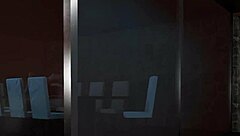 Office bitch gets hardcore blowjob at work in cartoon