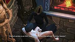 Lady reveals her secret in 3d hentai