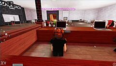 In this cheating hentai, the Roblox girl takes the big black cock eagerly