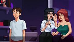 Exploring Jenny's route in Summertime Saga tech update version part 1