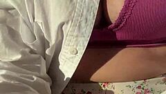 Close up and personal with sugarnadya’s public nudity