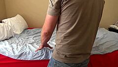 Sarah, the blonde MILF, takes rough anal pain in homemade action. Her fat body shakes with every thrust.