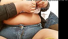 Asian Aunty Reveals Big Boobs Teasingly