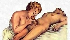vintage erotic illustrations tell tales of forbidden desires