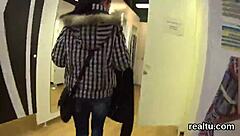 charming czech kitten seduced in mall pov penetration