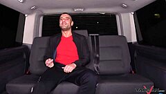 Blonde Teen Deepthroats Stranger in Van