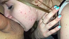 russian teen gets blowjob at home